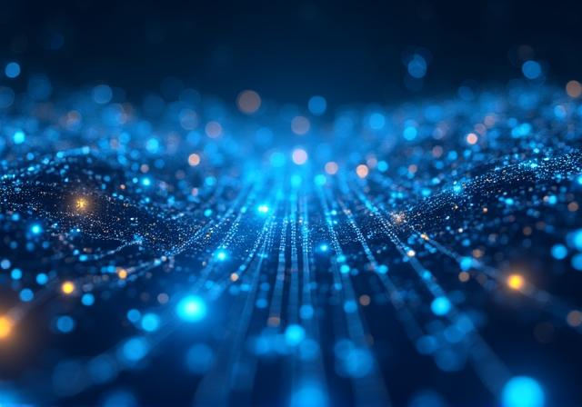 Advanced data visualization showing complex network analysis and growth metrics